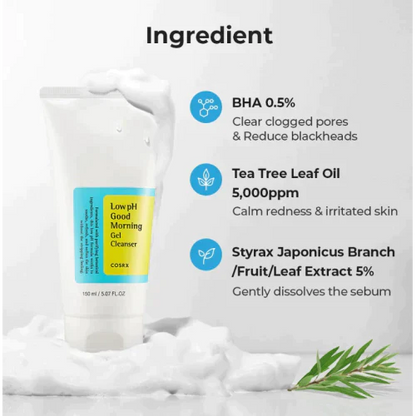 COSRX LOW PH GOOD MORNING GEL CLEANSER 150 ML