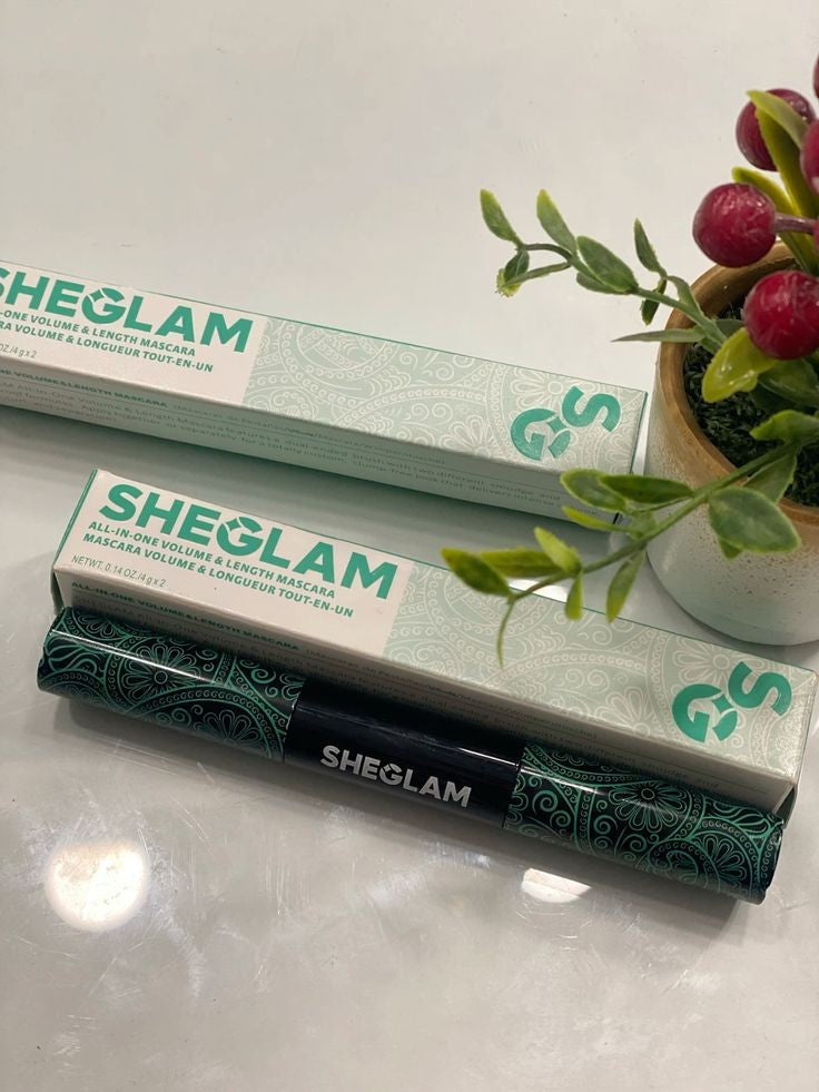 SHEGLAM 2-in-1 Black Volume &amp; Length Waterproof Mascara