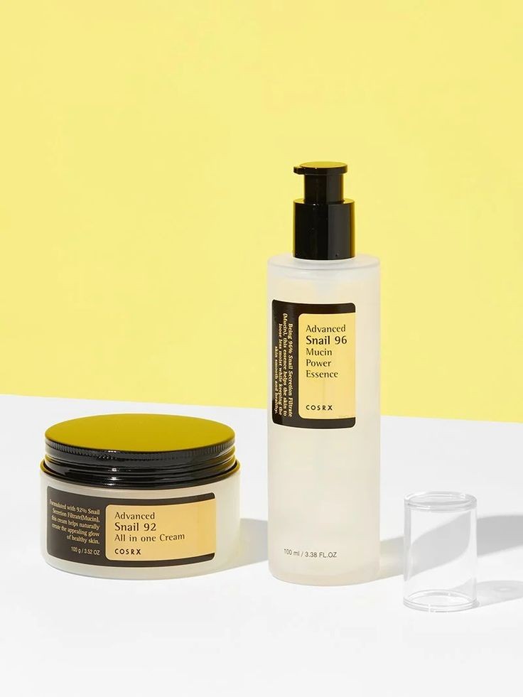 COSRX Advanced Snail 92 All-in-One Cream 100g with COSRX Advanced Snail 96 Mucin Power Essence Serum (Bundle of two)