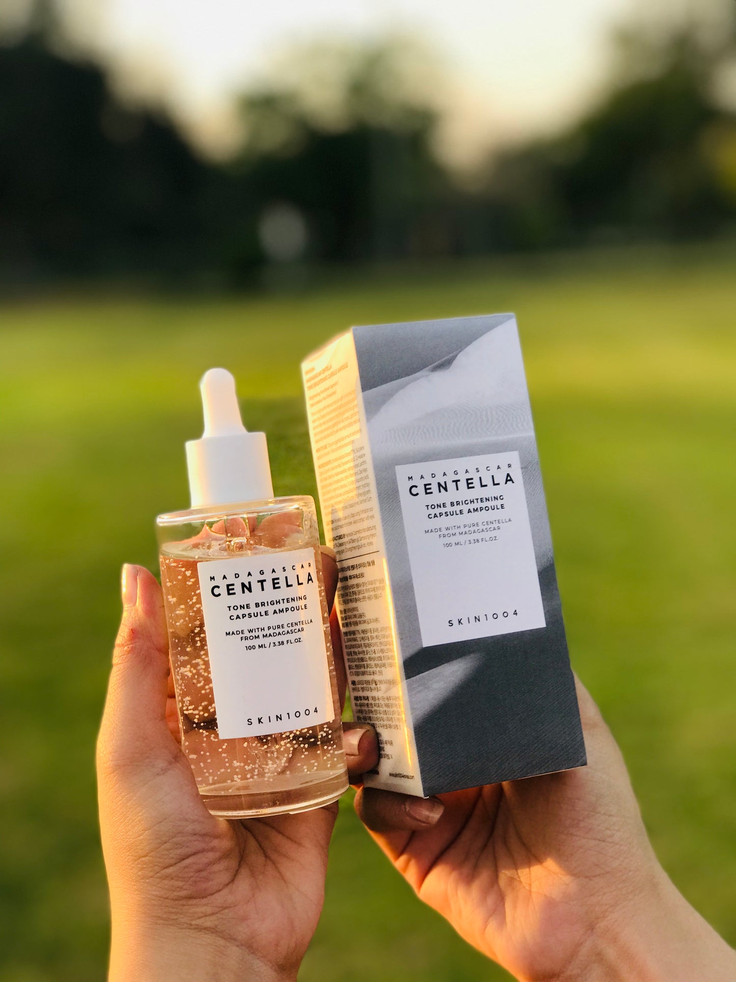 (Original) Skin1004 Centella Tone Brightening Capsule Ampoule – 100ML 🌿✨ Gentle Dark Spot Corrector ✨