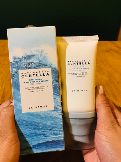 Skin1004 Centella Hyalu-Cica water fit Sun Serum (SunScren) SPF 50+ | For All Skin Types
